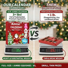 Deluxe Santa’s Traditions™ 24-Day Jumbo Squishy Advent Calendar (3.5 lbs Edition)